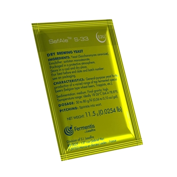 Fermentis Safbrew S-33 (500 gr.) Hvede g�r