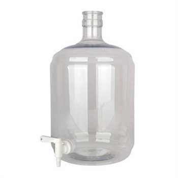 Vinballon i PET plast m. tappehane - 11,4 liter