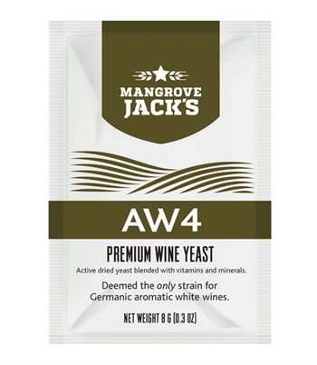 AW4 Hvidvinsgær, aromatisk og krydret - 8 g
