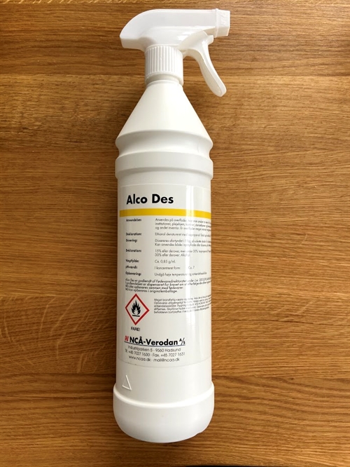 Alco Des (70% Propanol) - 1 liter m. forstøver