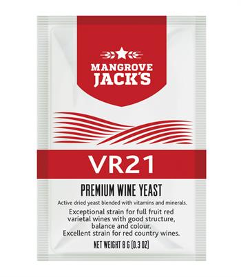 VR21 - rødvinsgær - 8 g