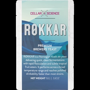 Cellarscience - Røkkar Kveik - Tørgær 15 g