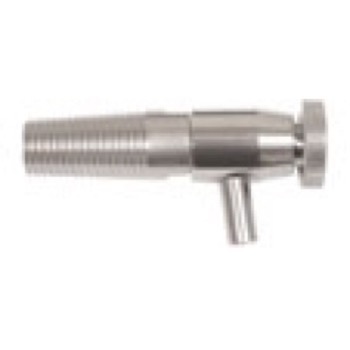 Tappehane i rustfrit stål til egetræsfad +20 ltr.