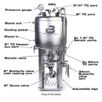 Brewtools - F40 Unitank (20-40 liter) 