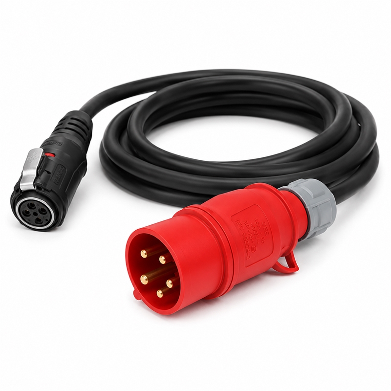 Brewtools - Strømkabel, CEE 400 V 3-faset, 16 A LP24 5-polet hunstik, 5 x 1,5 mm² - 2 meter