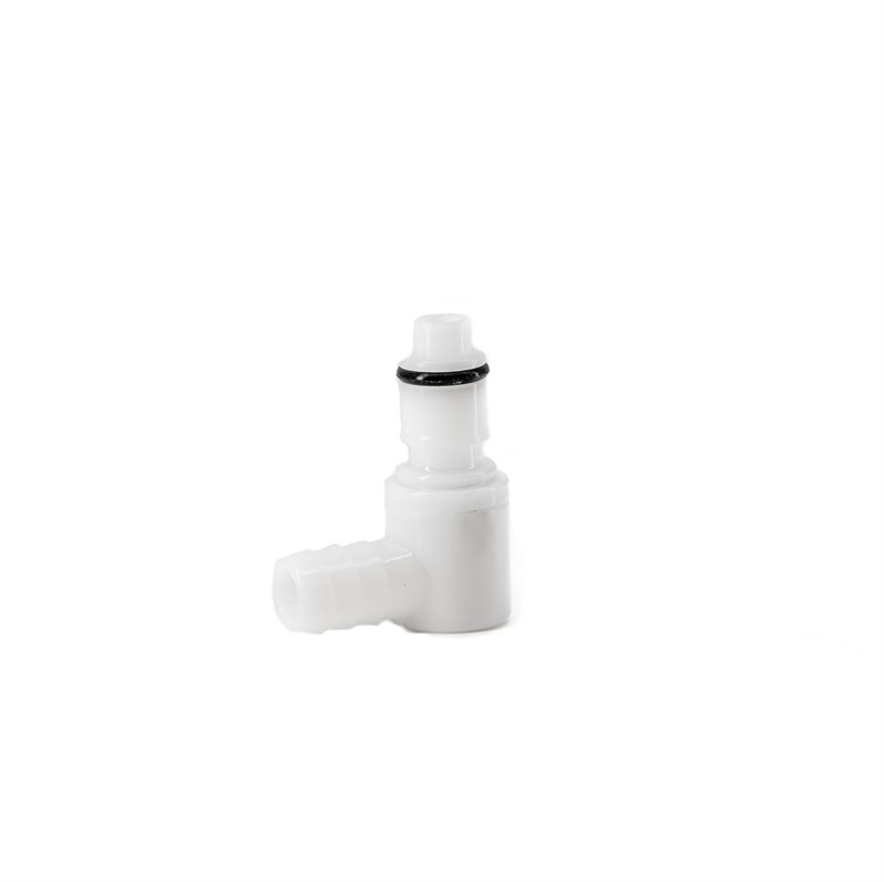 Brewtools - Quick connector, M elbow to 10mm barb (Leak free connectors)