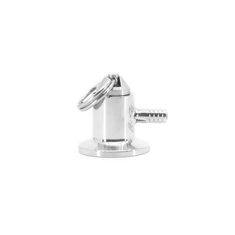 Brewtools - TC34mm Pull-type PRV, 7mm barb Manual PRV with hose barb (Tryk ventil)