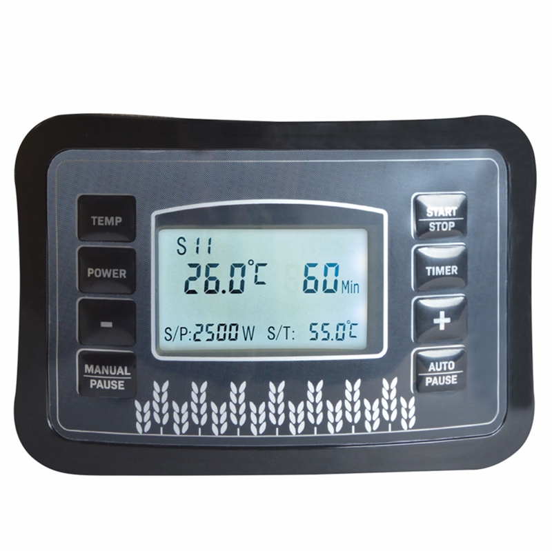 Brew Monk - Front display, tiltet - Reservedel (Passer til 40, 50 og 70 liter anlæg, gammel version u/ wifi)