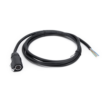 Brewtools strømkabel 2 m med LP20 3-pin hunstik, klar til selv at montere stik