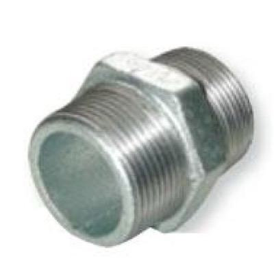 Brystnippel, rustfri - 1/2" NPT