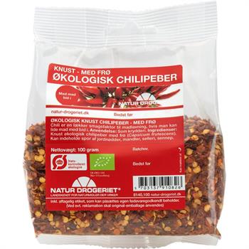 Chili, Knust m/ frø - 100 g