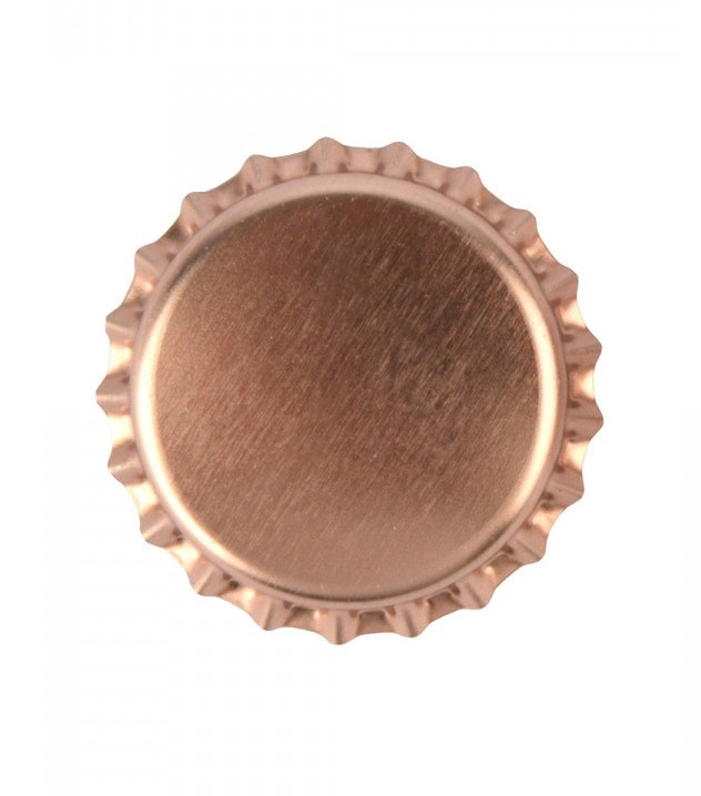 Kapsler 26 mm (100 stk) - Rosegold