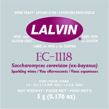 Lalvin EC-1118 Champagne vingær - 5 g