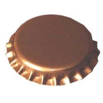 Kapsler 26 mm (100 stk) - Guld
