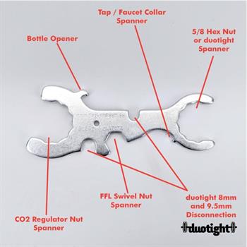 multifadølsnøgle med 7 funktioner
