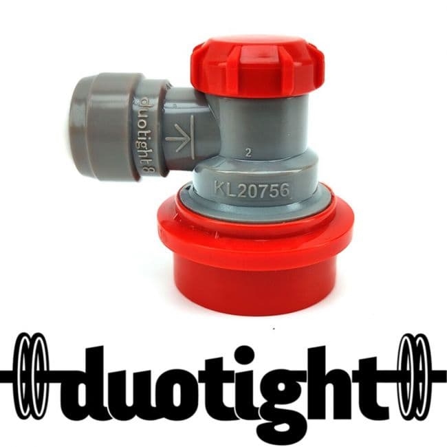 Kegland - Duotight CO2 (IND) Ball-lock connector - 9,5 mm (3/8")