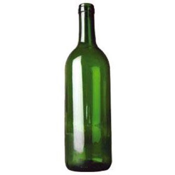 Vinflaske, grøn 75 cl - 12 stk (Kan ej sendes)